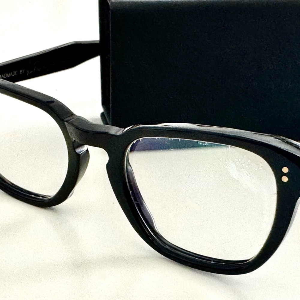 Banton Eyewear Linea F / E Onyx Frames New w/ Demo Lenses Handmade in Scotland